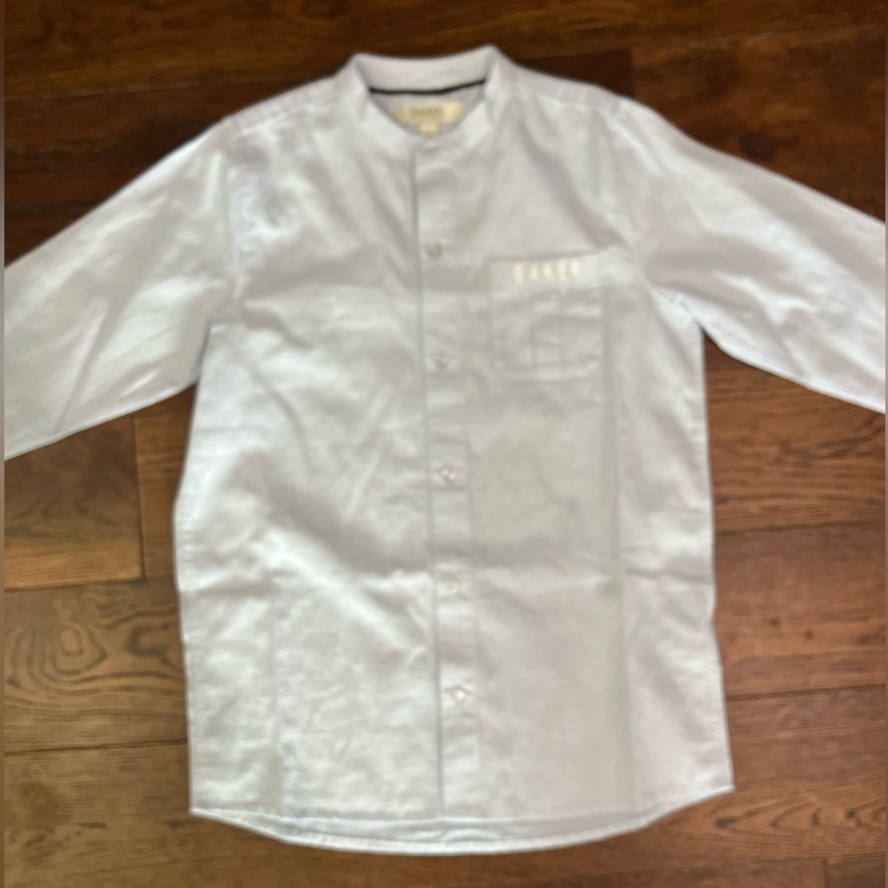 Kids Baker by Ted Baker Light Blue Cotton Shirt